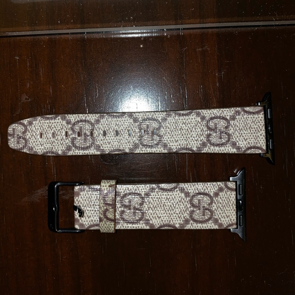 Gucci Print Apple Watch Band